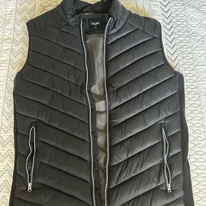 Collins Black Quilted Vest
